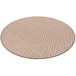 Schlingen Teppich Modern Diamond Rund Bronze - 100 x 100 cm