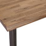 Table Mallorca Marron 100x200 cm Marron - Bois massif - Bois/Imitation - 200 x 75 x 100 cm