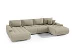 Ecksofa Eckcouch Sofagarnitur Bonari U Beige