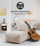 aus + Hocker Pouf, Webstoff Sitzsack