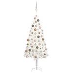 künstlicher Weihnachtsbaum 3009442 Rosé - Weiß - 90 x 180 x 90 cm