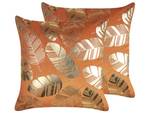 Kissen 2er Set SUNFLOWER Gold - Orange