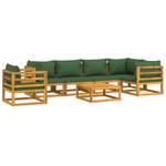 Salon de jardin 3028504-18 (lot de 7) Vert