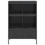 Highboard DE1925 Schwarz - Metall - 39 x 102 x 68 cm