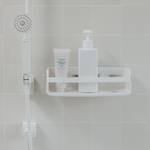 Badezimmer-Ablagefach "Flex" Weiß - Kunststoff - 13 x 4 x 5 cm