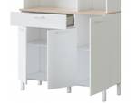 Buffet de cuisine Kira Bois manufacturé - Matière plastique - 40 x 126 x 108 cm