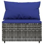 Garten-Lounge-Set 3029629-3 (4-teilig) Blau - Grau