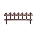 Bordure de jardin en fonte Fleur de lys Métal - 82 x 37 x 1 cm