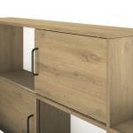 Lit junior 90x200 cm - ERWAN Beige - Bois manufacturé - 120 x 104 x 221 cm