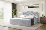 Boxspringbett VILA-1 Grau - Breite: 140 cm - H4