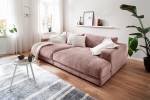 Big Sofa MADELINE Pink - Tiefe: 190 cm