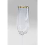 Verre à  Diamond Gold Rim Doré - Verre - 8 x 28 x 8 cm