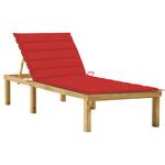 Chaise longue Rouge