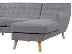 3-Sitzer Sofa MOTALA Grau - Hellgrau - Eiche Hell