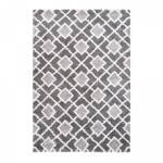 Tapis shaggy DIROP 80x150 gris Gris - Matière plastique - 80 x 1 x 150 cm