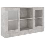 Vitrinenschrank V427 Grau