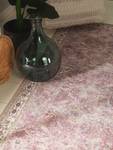 Tapis de couloir Laury Rose clair