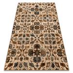 Wollteppich Omega Amalfi Blumen Sepia Braun - Textil - 200 x 1 x 300 cm