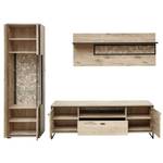 Wohnwand Robin 20 (3-teilig) mit LED Braun - Holzwerkstoff - 270 x 205 x 49 cm