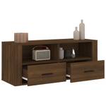 TV-Schrank D844 Eiche Schwarzbraun Dekor