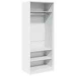 Kleiderschrank 298537-1 Weiß - Breite: 80 cm