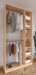 Kleiderschrank Palosa XL Braun - Holzwerkstoff - 110 x 211 x 35 cm