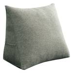 Coussin cunéiforme pour dossier Gris - 45 x 35 cm