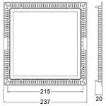 Einbaustrahler A-265677 Silber