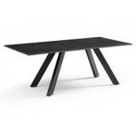 Table basse 120x60cm céramique INDIANA08 Noir - Céramique - 120 x 45 x 60 cm