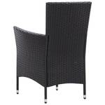 Garten-Essgruppe (9-teilig) 3001262-1 Schwarz - Kunststoff - Polyrattan - 90 x 75 x 190 cm