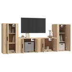 TV-Schrank 4er Set D763 Eiche Sonoma Dekor