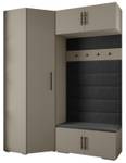 Garderobe Inova 3 Z21 Schwarz - Grau - Schwarz