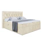 Boxspringbett NOEL Beige - Breite: 180 cm - H3