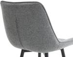 Barhocker Dartford Grau - Textil