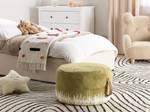 Pouf KAWAI Vert - Vert olive - Blanc