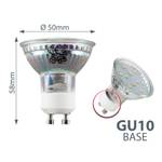 GU10-LED Leuchtmittel 3W 250lm 3.000K
