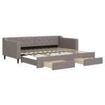 Lit de jour avec Lit gigogne 3030076-6 Taupe