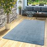 Hochflor Velours Teppich Luna Blau - 200 x 200 cm