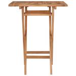 Table de jardin Marron - Bois massif - Bois/Imitation - 60 x 75 x 60 cm