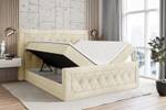 Boxspringbett NOEL-Z Beige - Breite: 140 cm - H4