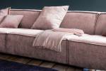 Sofa SAMU Riesensofa Stoff Pink