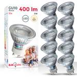 GU10 LED Leuchtmittel 10er Set Weiß - Kunststoff - 5 x 5 x 5 cm