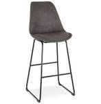 Tabouret De Bar BIKI Noir - Gris