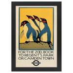 Bilderrahmen Poster 1921 Zoo Schwarz