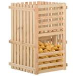 Kartoffelkiste 3011648 Braun - Massivholz - Holzart/Dekor - 50 x 80 x 50 cm