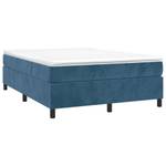 Cadre de lit 3016030-4 Bleu foncé - 193 x 35 cm