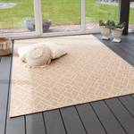 Outdoorteppich Bergen Raute Beige - 133 x 190 cm