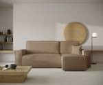 Ecksofa COPERTINO Hellbraun