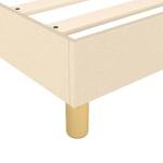 Cadre de lit 3016026-3 Marron - Blanc crème - Largeur : 160 cm