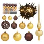 Boules de noël 3010008-1 (lot de 61) Bronze - Doré - Profondeur : 1500 cm